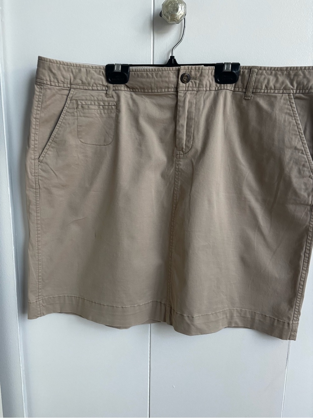 3 for $15😍 H&M Women's Cotton Flat Front Skirt - Light Beige